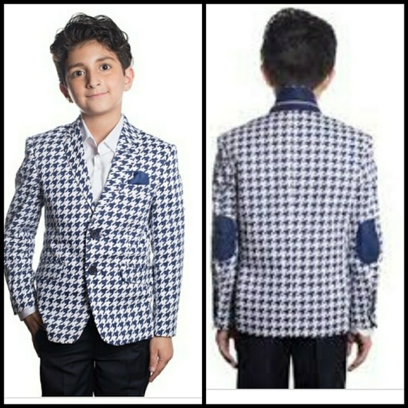 Elie Balleh Other - Boys Elie Balleh Houndstooth Blazer